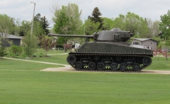 Tank in the park