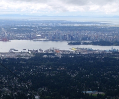 Vancouver, from Grouse Mtn       